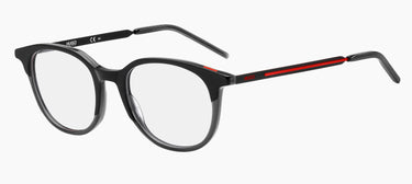 Premium Men Hugo Eyeglasses: HG 1126 - Black Crystal - SpecSMART Eye Clinic (Diagonal View)